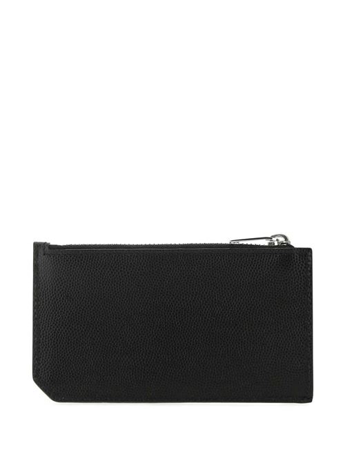 Card holderCard holder fragments with zip SAINT LAURENT | 609362BTY0N1000